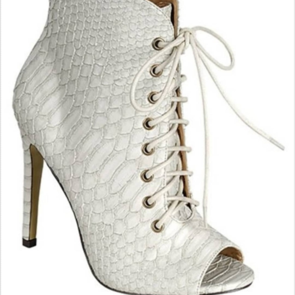 #20 White Booties